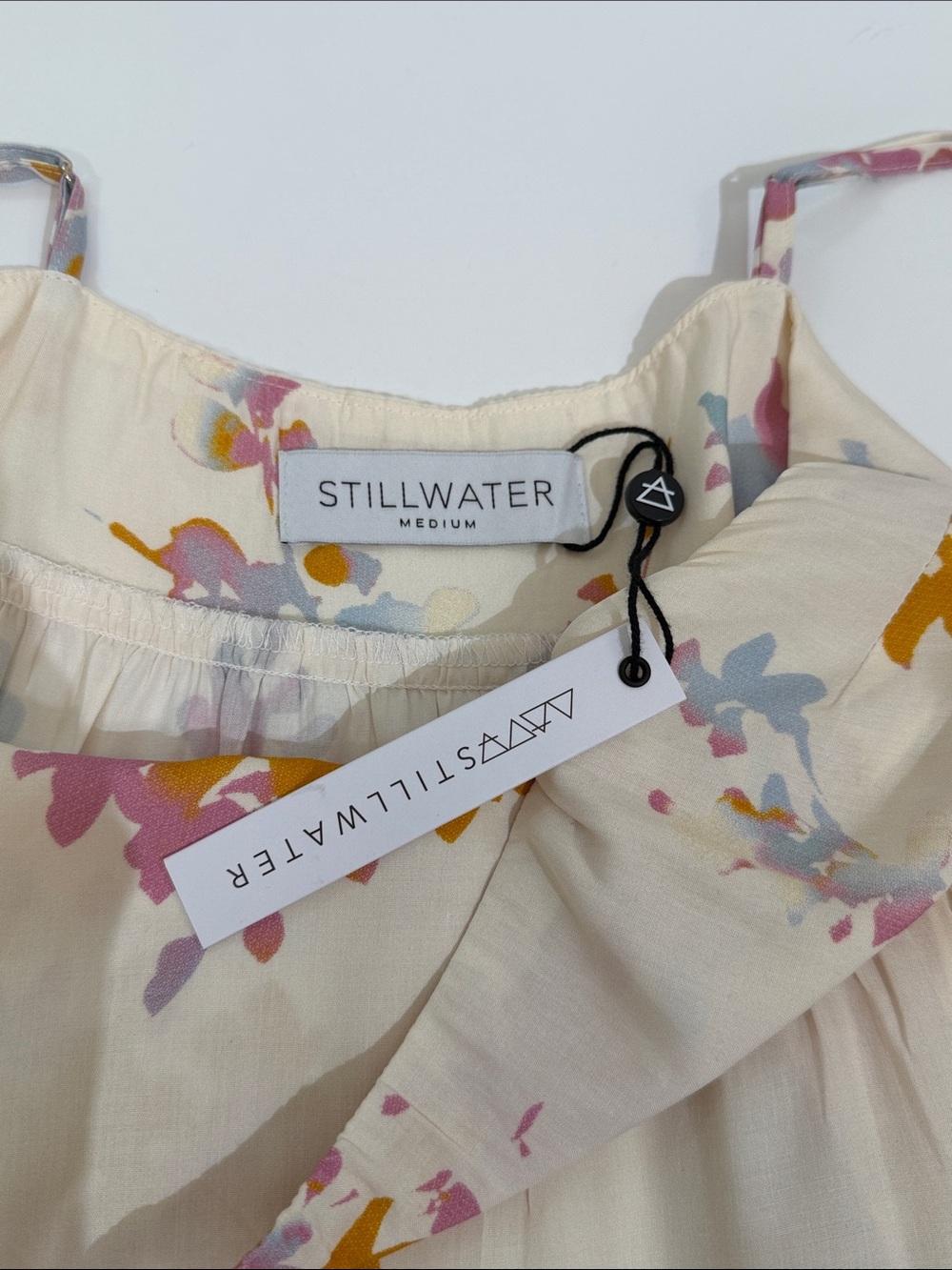NWT Stillwater Memz Mini Dress Size M Wisteria Floral Print - Picture 5 of 7